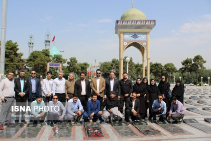 آیین غبارروبی و گلباران مزار شهدای انقلاب، هشت سال دفاع مقدس، گمنام و مدافع حرم گرگان