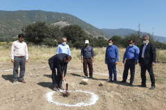 کلنگ زنی سوله فراوری گیاهان دارویی استان گلستان